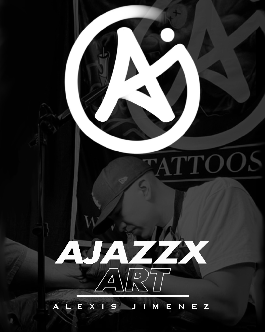 AjazzxArt - Professional tattoo artist Alexis Jimenez specializing in black and grey tattoos and custom designs